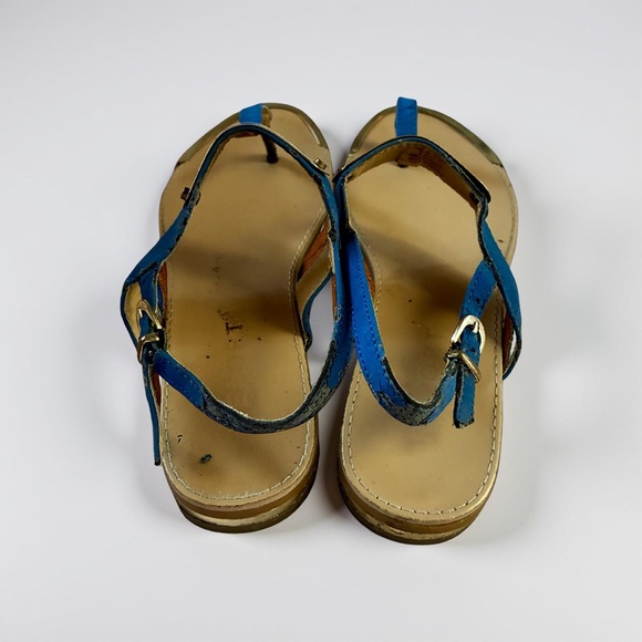 Report Gold and Blue Women's Sandals - Picture 3 of 5